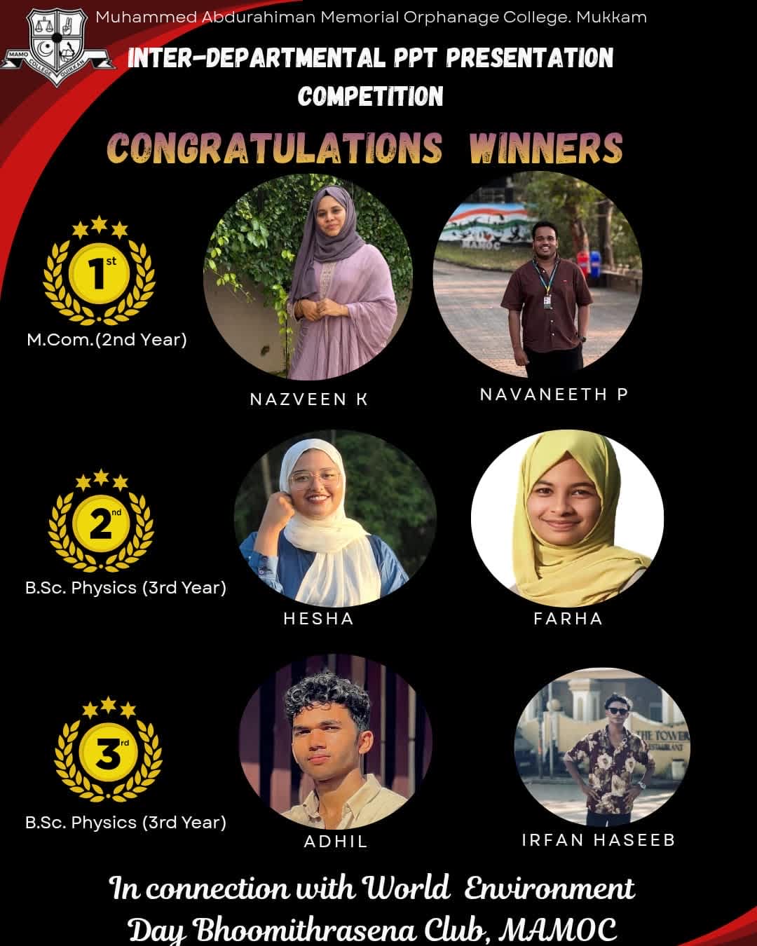 inter department presentation competition 